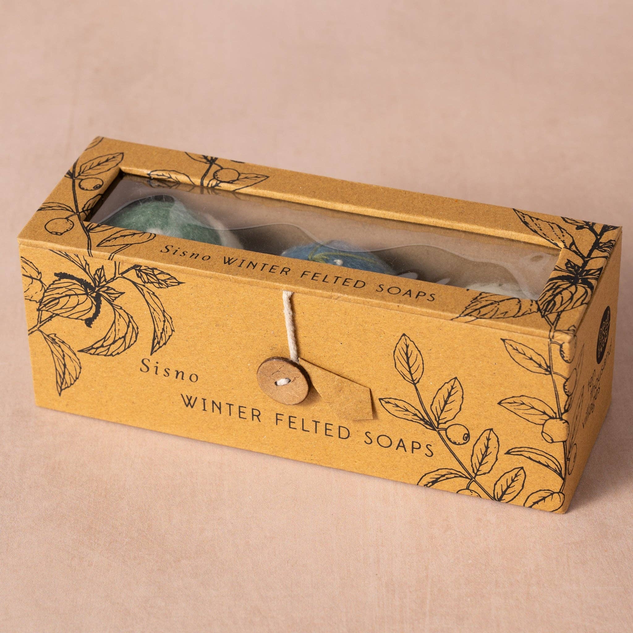 Ten Thousand Villages - Wholesale Bar Soap - Sapha Winter Felted Wool Soap Balls - Sisno3