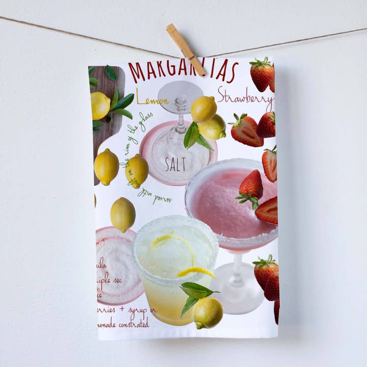 Torchon de cuisine Margarita Recipe pour la vente par Red Bird’s House