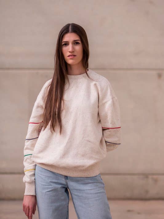 Veelkleurig sweatshirt voor wholesale door Marinetti Project