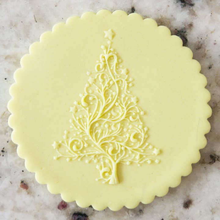 Cut Bake Stamp - Wholesale Biscuit cutter - Christmas Tree Cookie Biscuit POPup Stamp