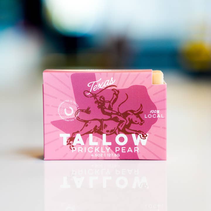 Tallow Prickly Pear Bar Soap for wholesale by Kuhdoo Soap