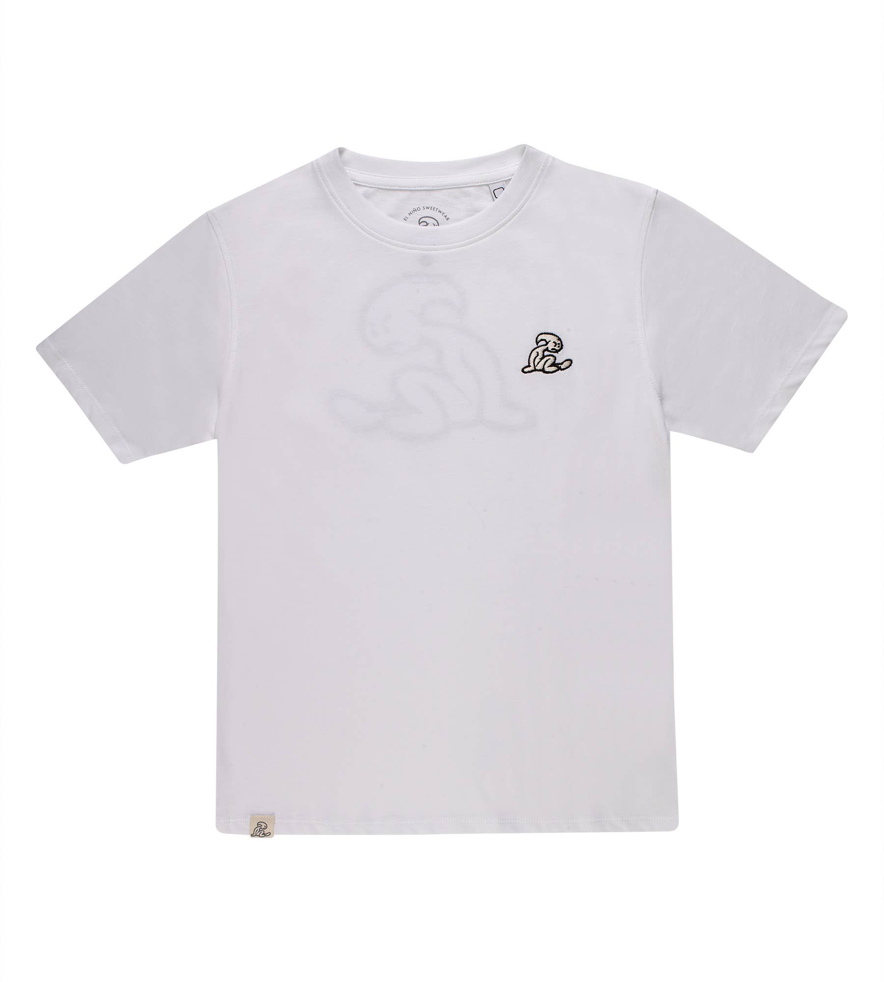 El NiƱo Tarifa - Wholesale Screen Printed T-Shirt - Kids - White short sleeve t-shirt 100% organic cotton, boy