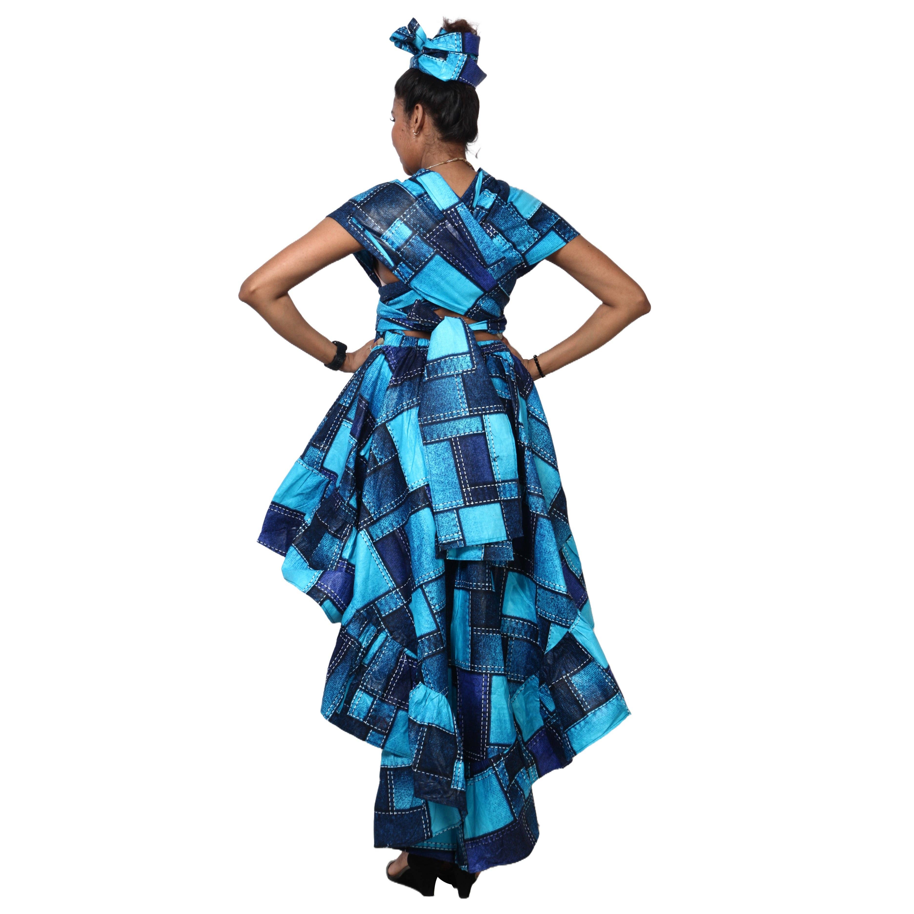 African Stars - Wholesale Dress - Women's - Women's Skirt/Dress Multi Wear Style -- FI-31362