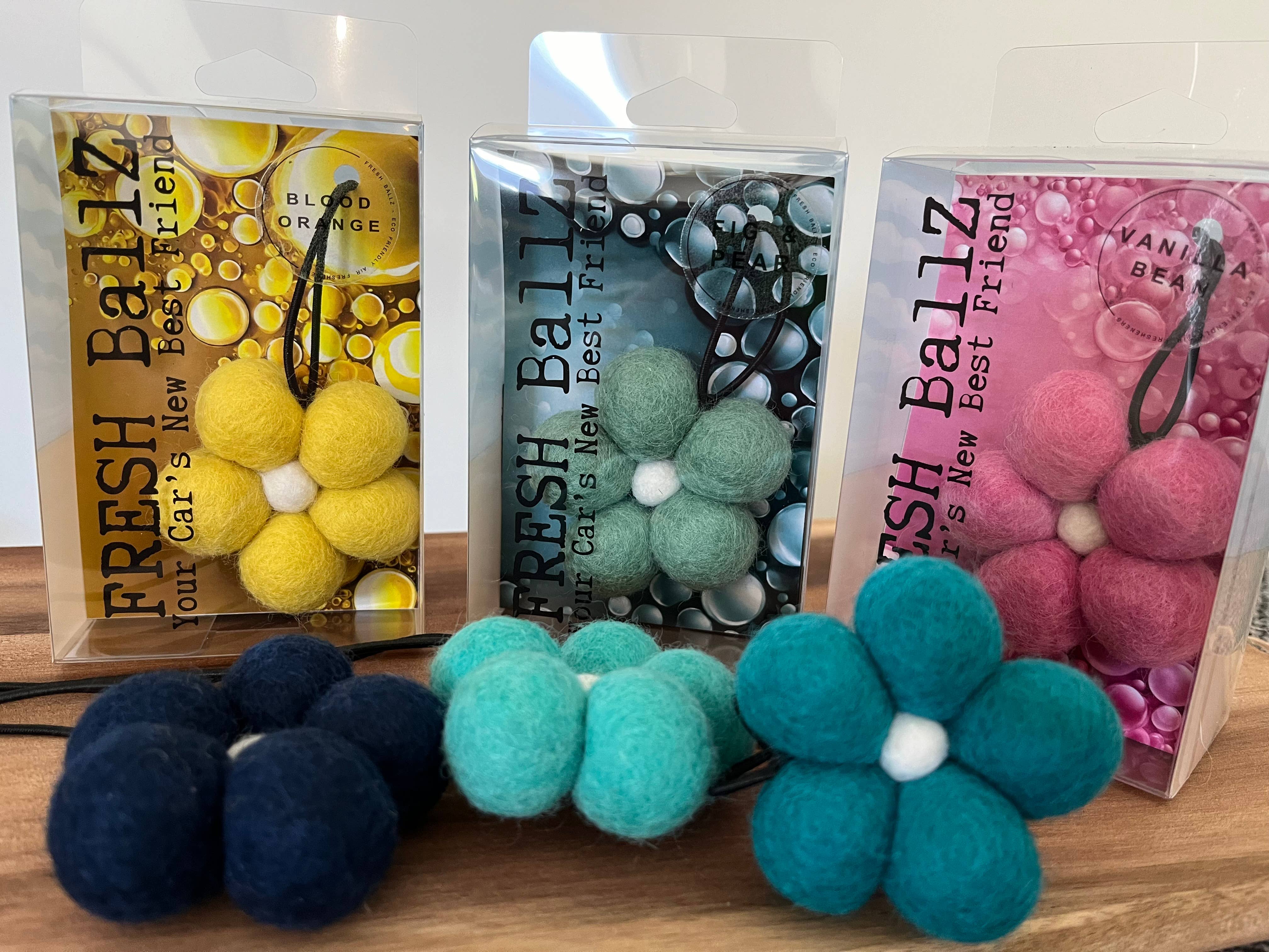 FRESH BallZ - Wholesale Car Freshener - Unisex - Assorted 10 Pack - 10 DaisyZ1