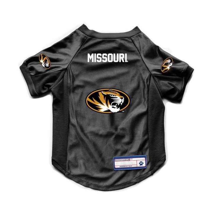 NCAA Missouri Tigers Pet Stretch Jersey for wholesale by Little Earth Productions