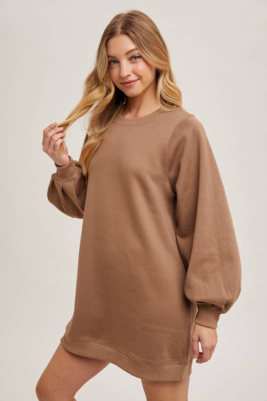 Vanilla Monkey - Vendita all'ingrosso Vestito - Donna - Felpa oversize con maniche a bolle1