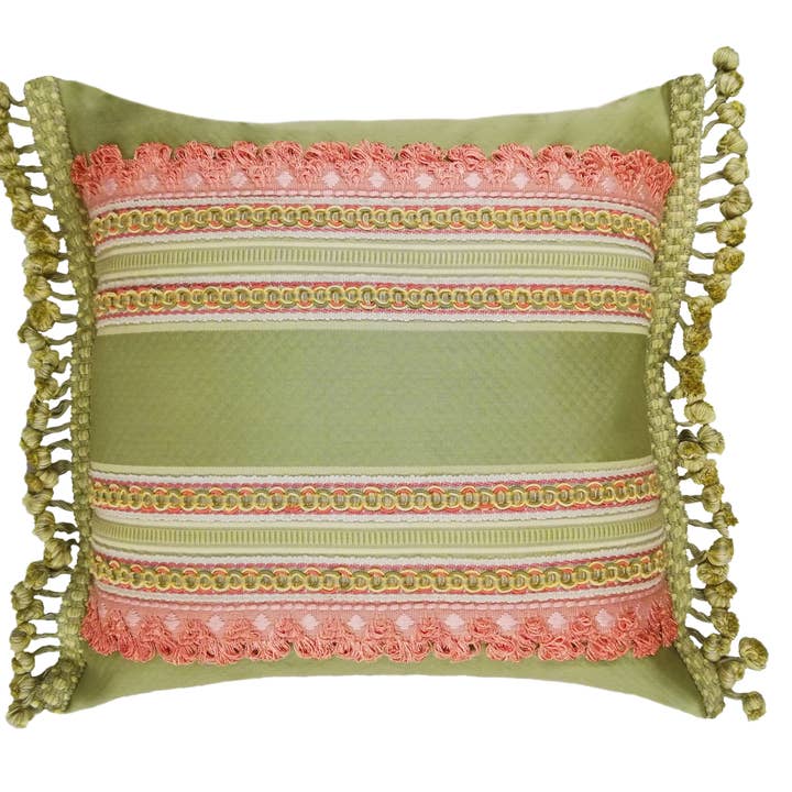 San Leucio 1789 - Wholesale Throw/Decorative Pillow - TEODOSIO REVERSIBLE CUSHION - GREEN
CODE COLLECTION7