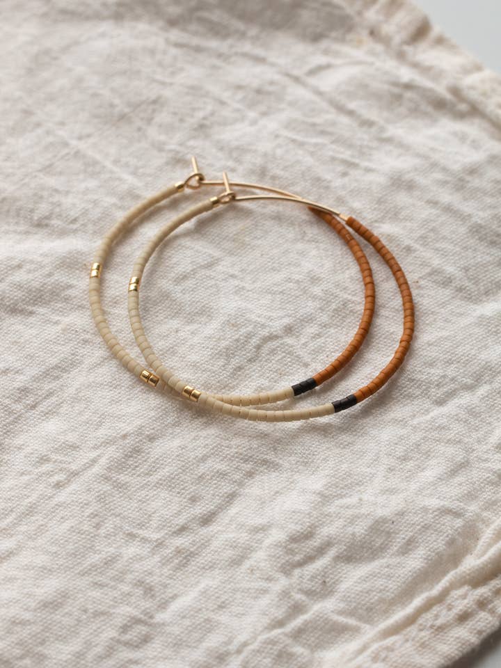 Mala Hoops for wholesale by YEWŌ Collective