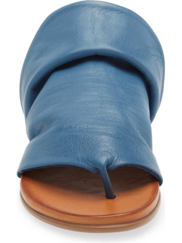 Sheridan Mia - Vente Sandales – femme - TONGS EN CUIR MOA - BLEU MARINE3