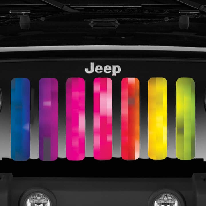 Pixelatie Jeep Grille Inzetstuk voor wholesale door Dirty Acres