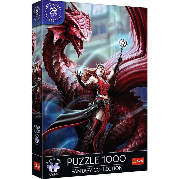 Trefl Premium Plus 1000 Piece Puzzle - Anne Stokes Scarlet Mage for wholesale by Trefl USA