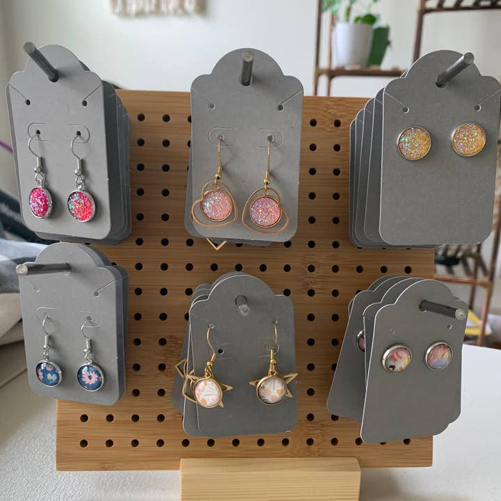 Druzy earrings for wholesale by Twisted Llama