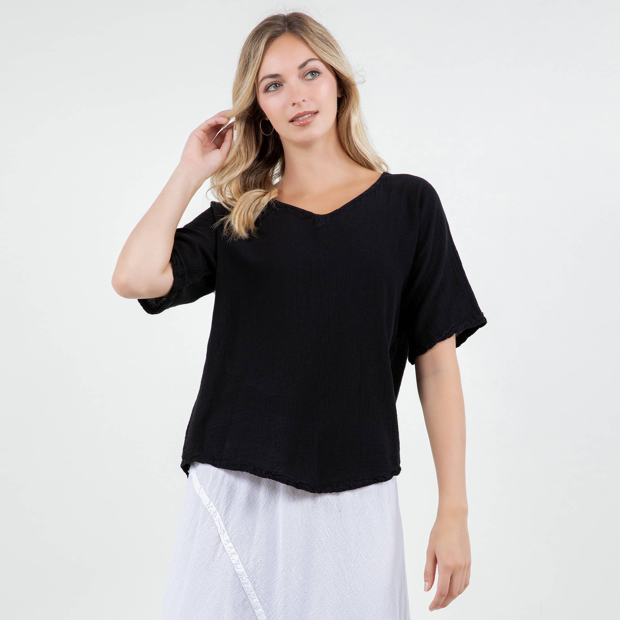 Cottonways – wholesale Blouse – Women’s – Mary Top 100% Cotton Gauze41