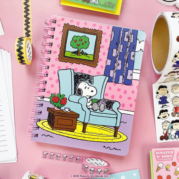 Pipsticks - Wholesale Sticker - Snoopy Take It Easy Spiral Notebook3