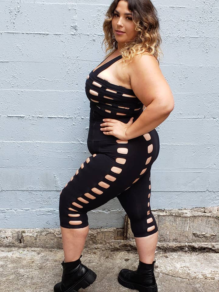 Nero Reggiseno a Gabbia Deluxe Five and Diamond - cotone in vendita all'ingrosso su Faire5