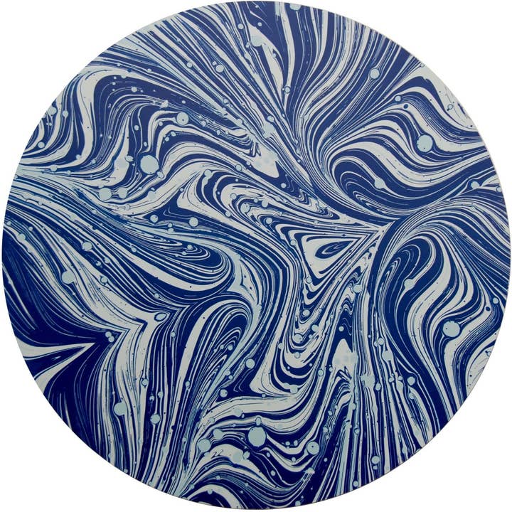 Placemat/ Coaster, Marble (Navy) for wholesale by Tisch New York