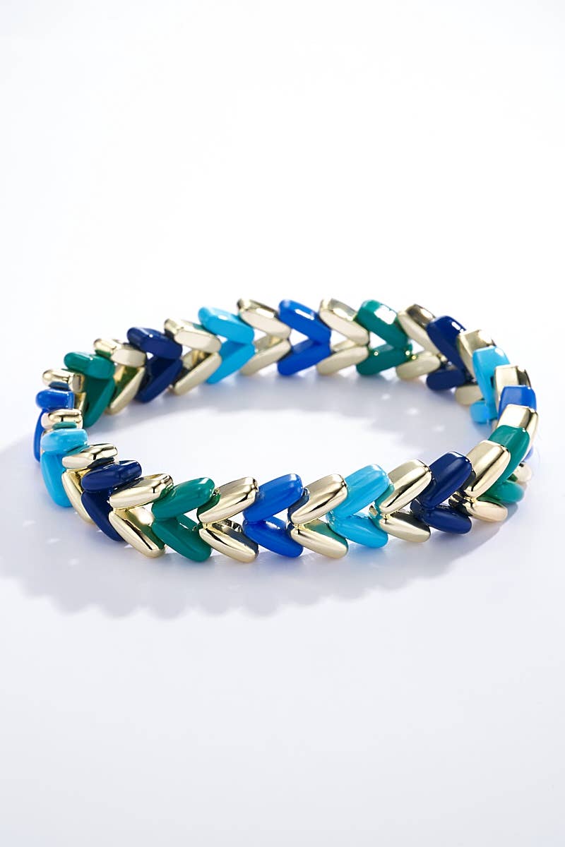 BYREN | ÉLINE L'ATELIER - Venta al por mayor Pulseras de cadenas y eslabones - Pulsera elástica de acero 324CP172