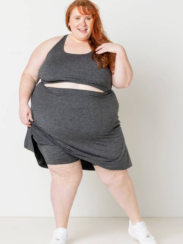 Superfit Hero - Wholesale Skort - Women's - SuperSoft Skort - Heather Gray3