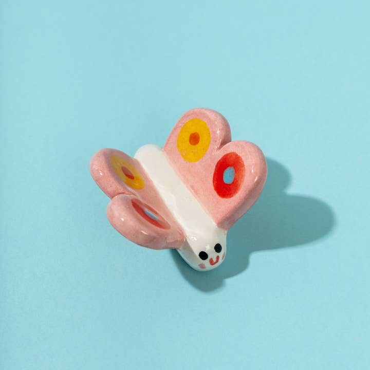 Leta, the Butterfly / Ceramic Piece for wholesale by Ana Seixas