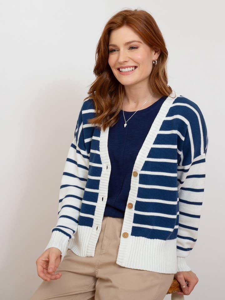 Sandbanks knit cardigan for wholesale by Kite Clothing
