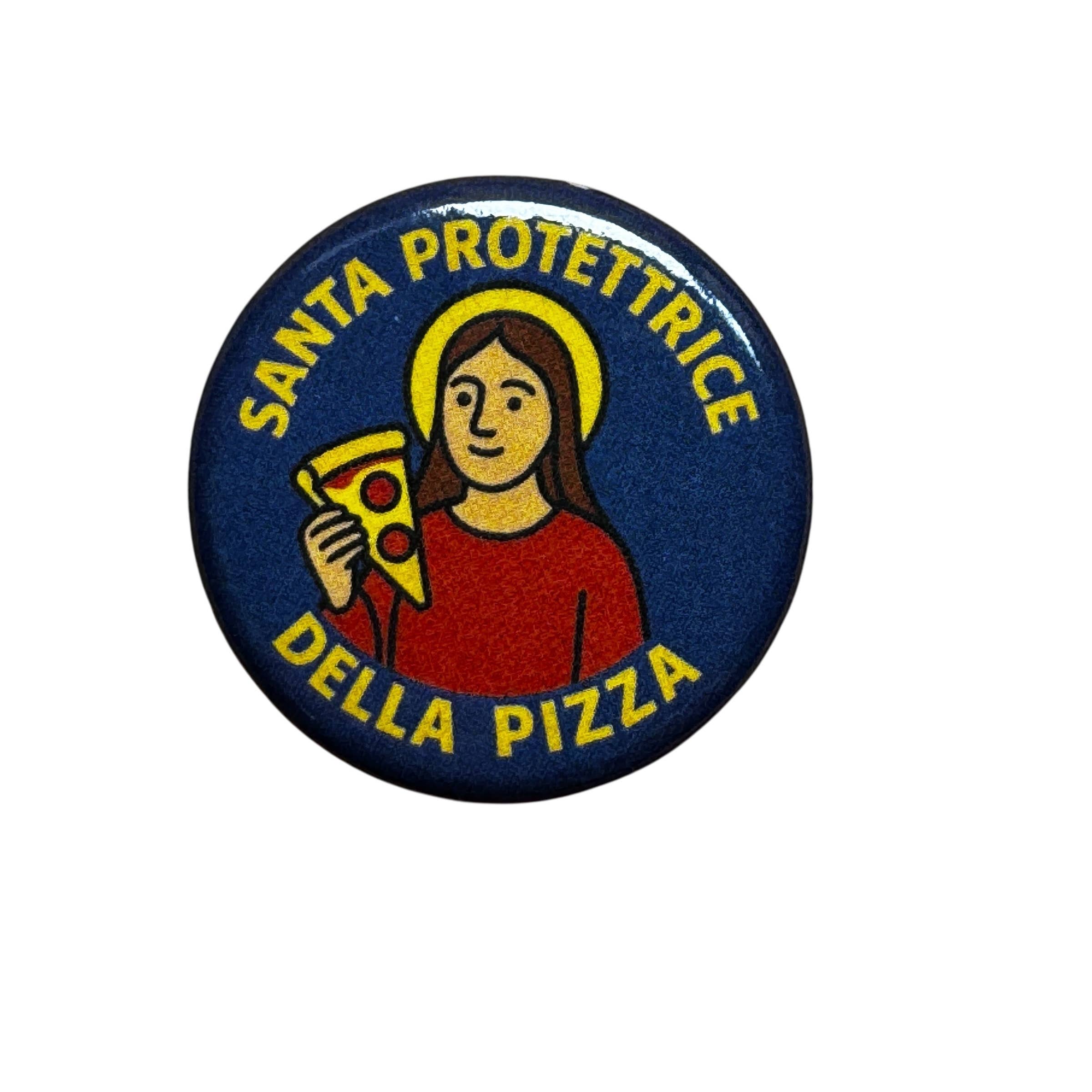 Orangorilla Srl - Wholesale Lapel Pin/Button - PROTECTIVE PIZZA PIN0