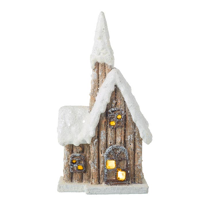 SNOWY LIGHT UP HOUSE for wholesale by Heaven Sends