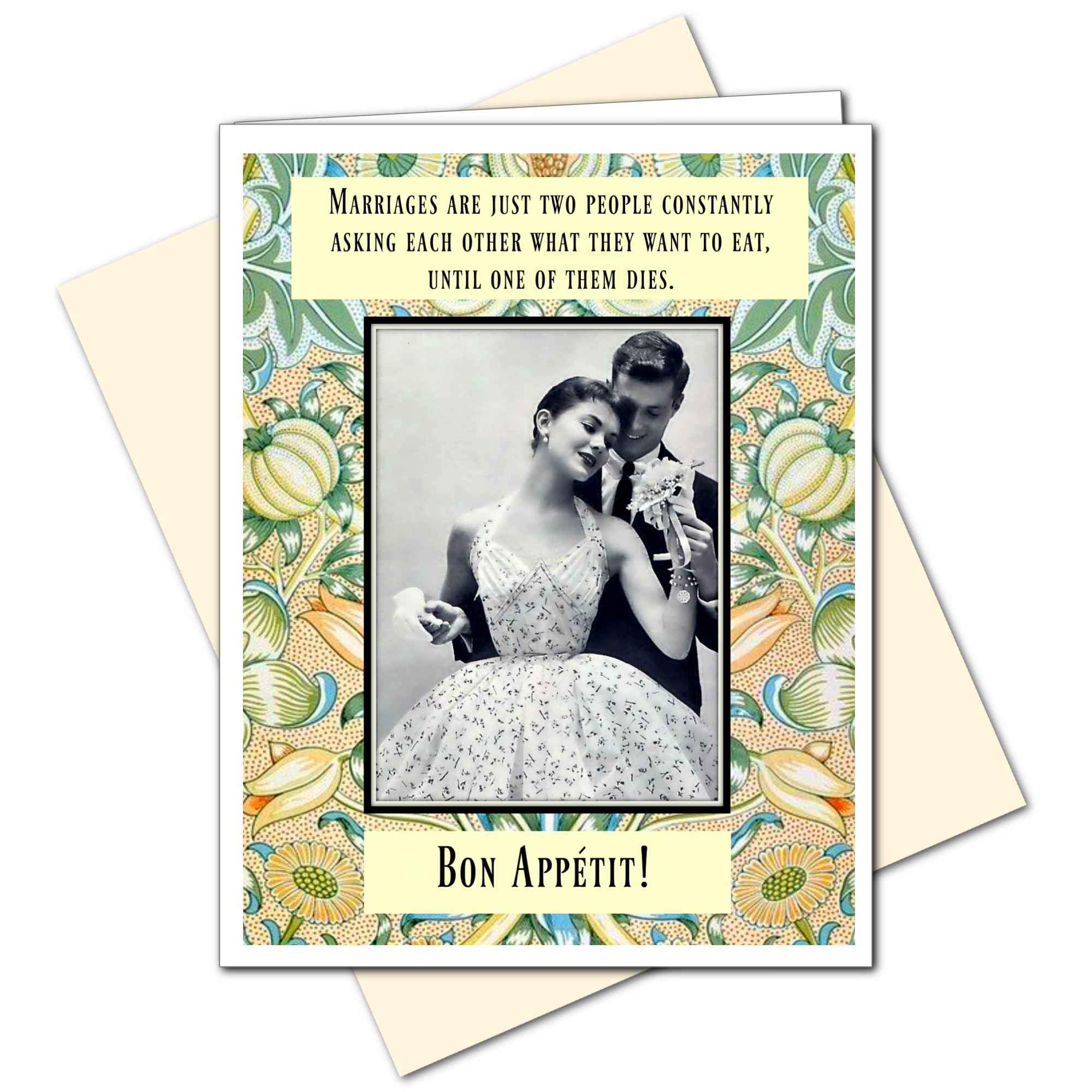 Ümlaut Brooklyn – Cartão de amor por atacado – Bon Appetit - Cartão Diário1