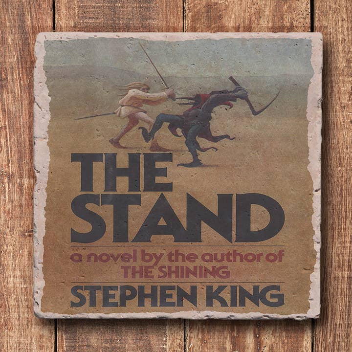 Classic Book Coaster - The Stand - Stephen King for wholesale by Black Angel Designs