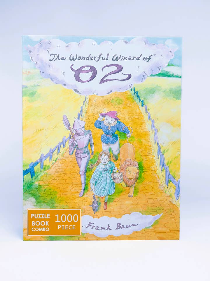 The Wonderful Wizard of Oz 1000 Piece Puzzle Gift for wholesale by Bookworm Puzzle