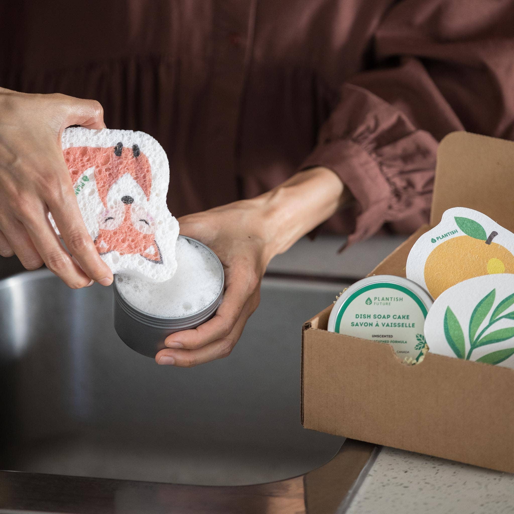 Plantish - Wholesale Dish Soap - Solid Dish Soap Cake Refills - Strengthened Formula3