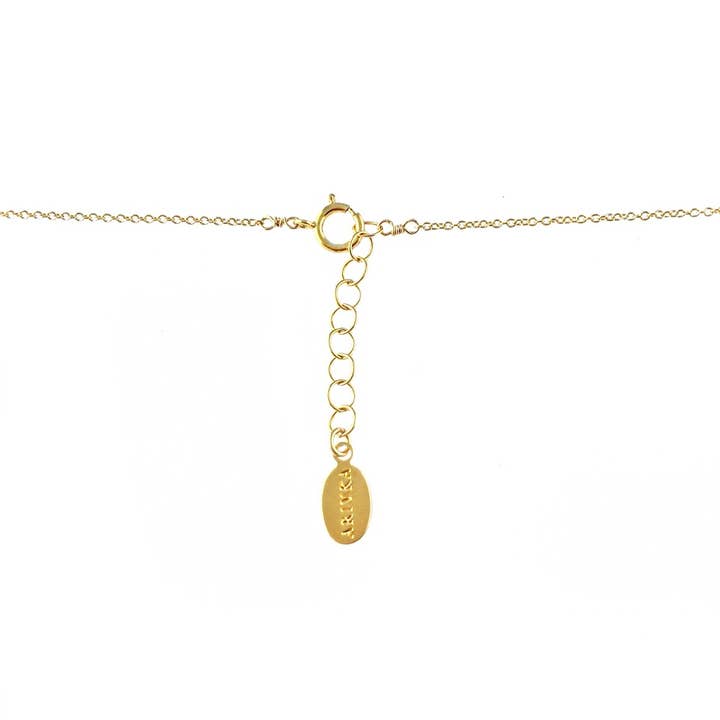 Arivka Jewelry - Wholesale Dangle Earrings - Sea Opal Round Necklace In Gold1