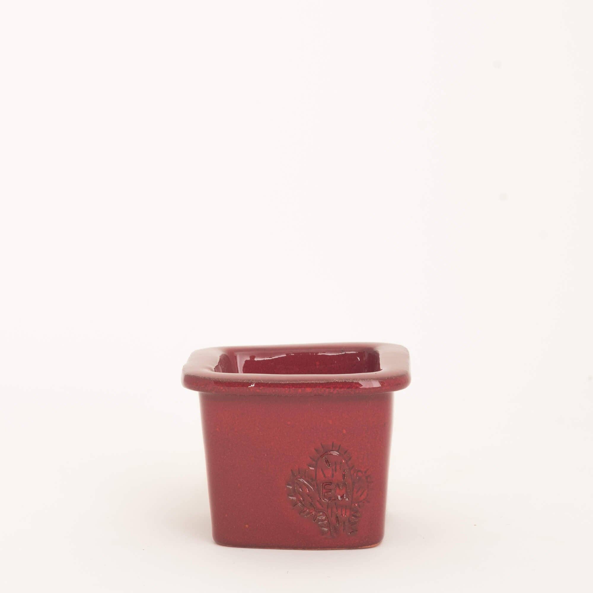 Vasos Quadrados by EM – Vaso de plantas por atacado – VASO QUADRADO MINI 6x6 - BRILHO20