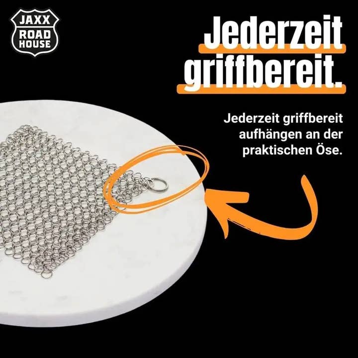 Jaxx-Roadhouse - Wholesale Cleaning Sponge - JAXX ROADHOUSE Putzi - Pot Cleaner Stainless Steel from Softmesh4