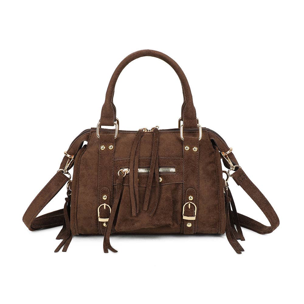 Gallantry – wholesale Shoulder bag – women's – Skyla Small Golden Suede14