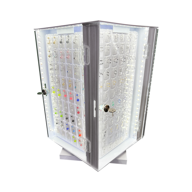 Lion Gothic - Wholesale Jewelry Set - Body Jewelry LED Display Case with 252 Pc Jewelry Included4