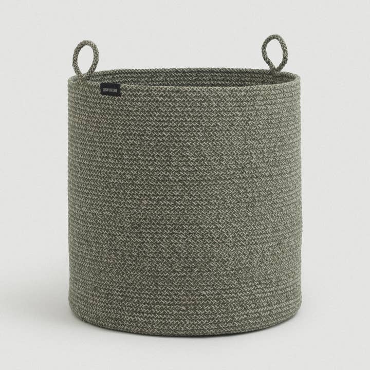 SUNNY HOME - Vente Paniers - Panier en corde de coton avec poignées – Loops S0