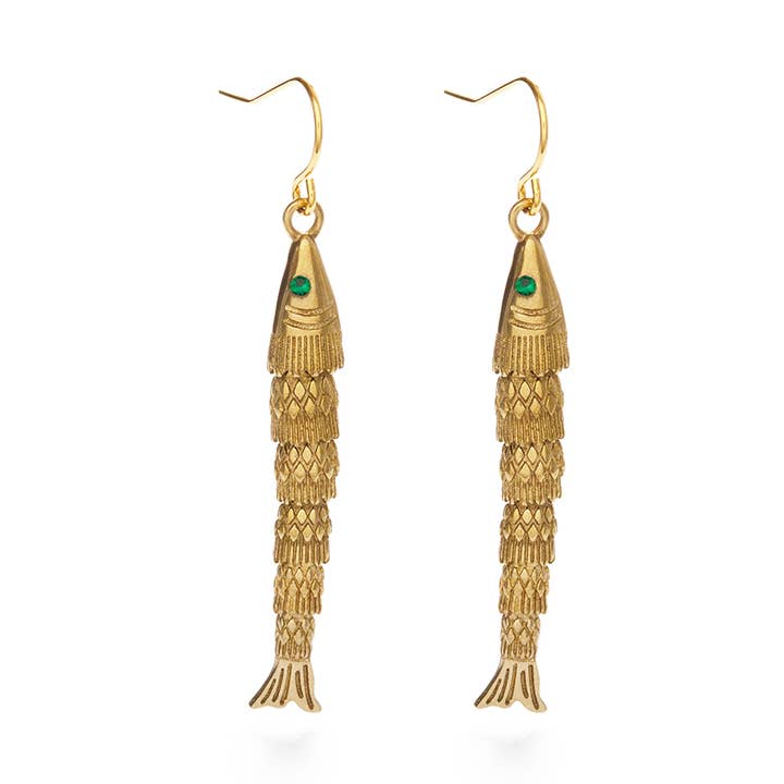 Boucles d'oreilles Grand Poisson pour la vente par Mind's Eye Design