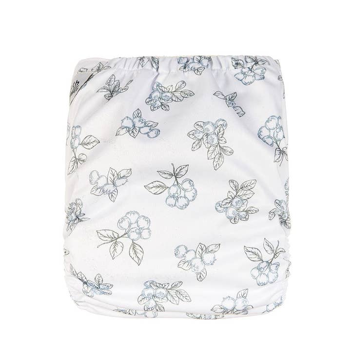 Happy BeeHinds - Wholesale Diaper (Cloth) - Baby - Earth & Pebble Size Up Pocket Diaper - Serenity Collection