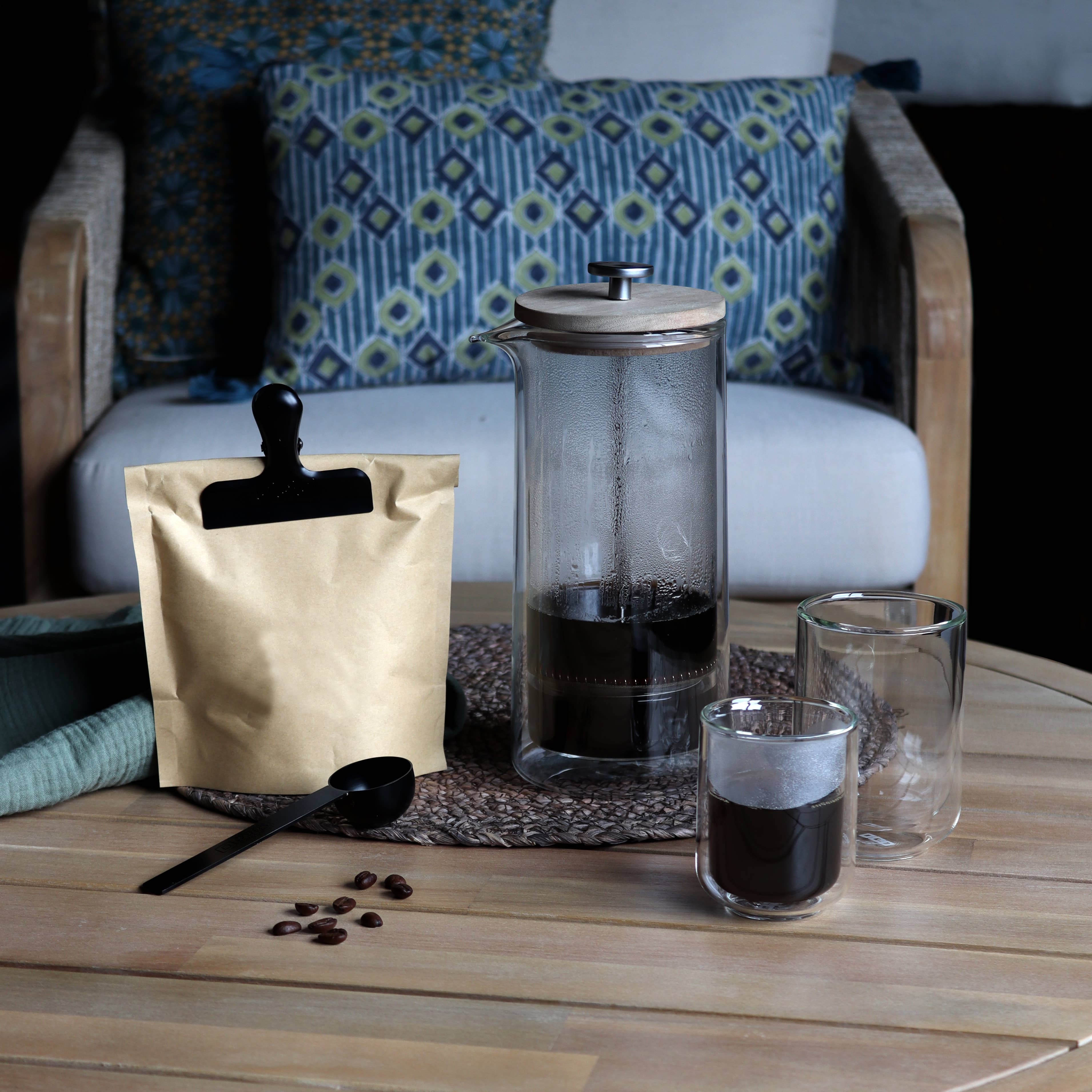 Ogo living – Großhandel Küchengerät – Set aus Edelstahl-Kaffeelöffel und -zange2