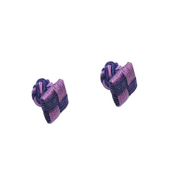 AusCufflinks - Vente Boutons de manchette - Boutons de manchette carrés violets et bleu marine0