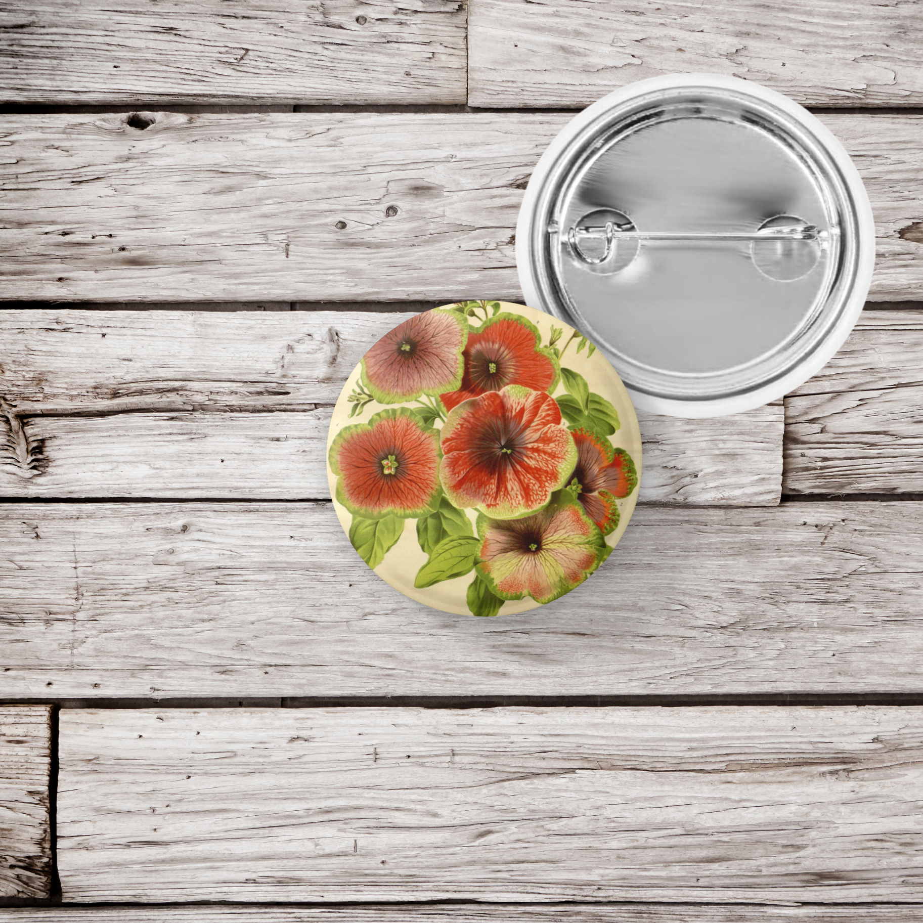 NatureCuts - Wholesale Lapel Pin/Button - Petunia Flower Pin, Petunia Keychain, Petunia Magnet3