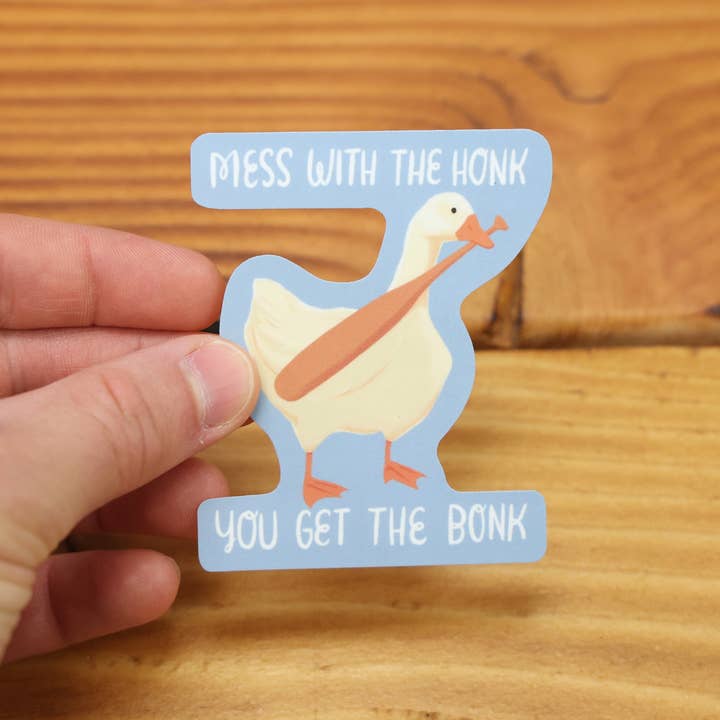 Sleazy Greetings - Wholesale Sticker - Mess With The Honk Sticker1