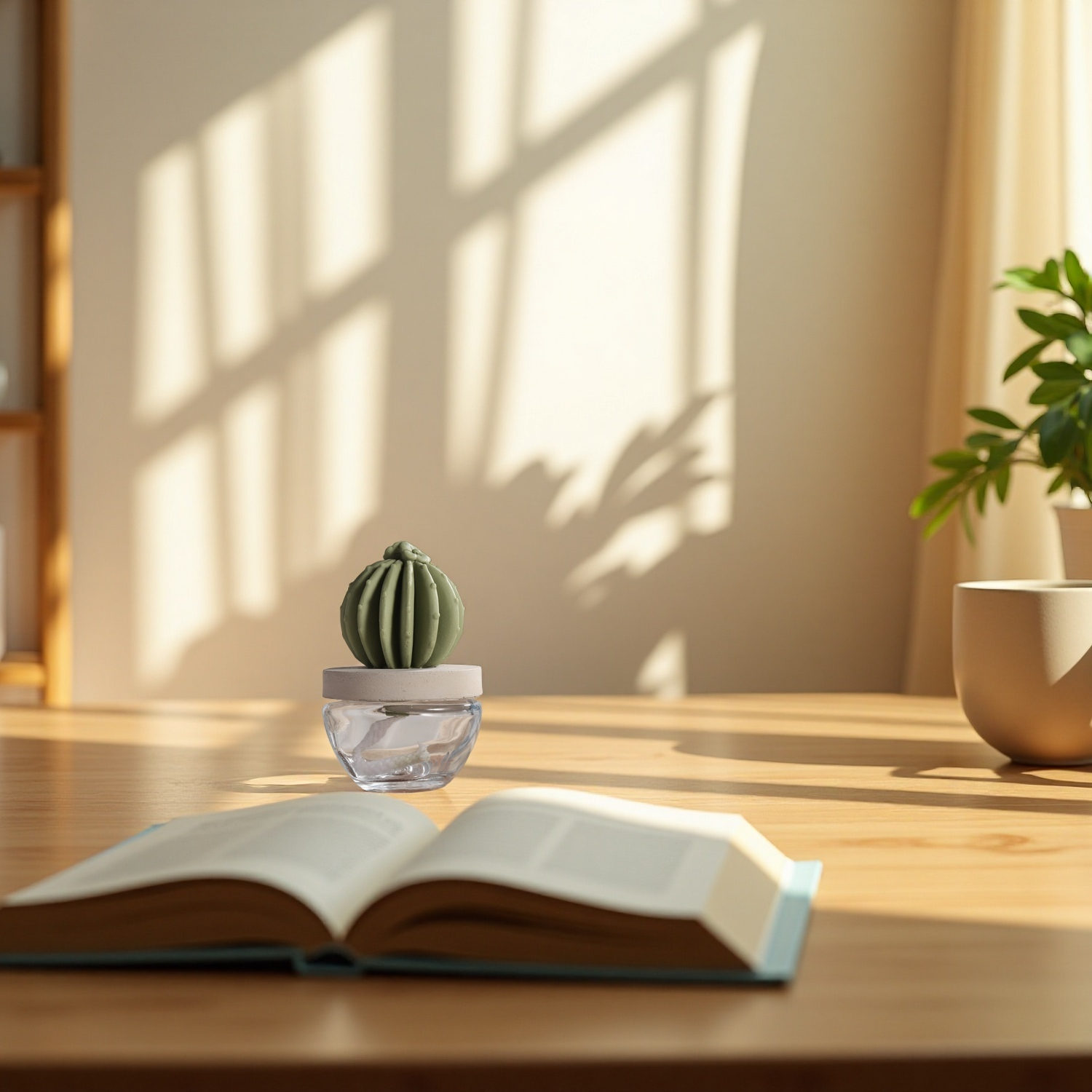 Pretty Valley Home - Vente Diffuseur à tiges - Coffret Cadeau Diffuseur Céramique Cactus - 100ml/3.38fl oz pour Décoration16