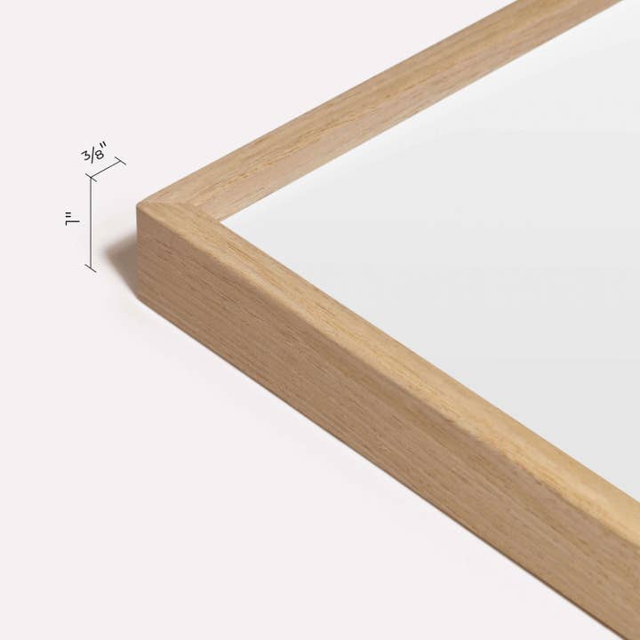 Vossington - Wholesale Picture Frame - 8x12" Thin Frame, Oak