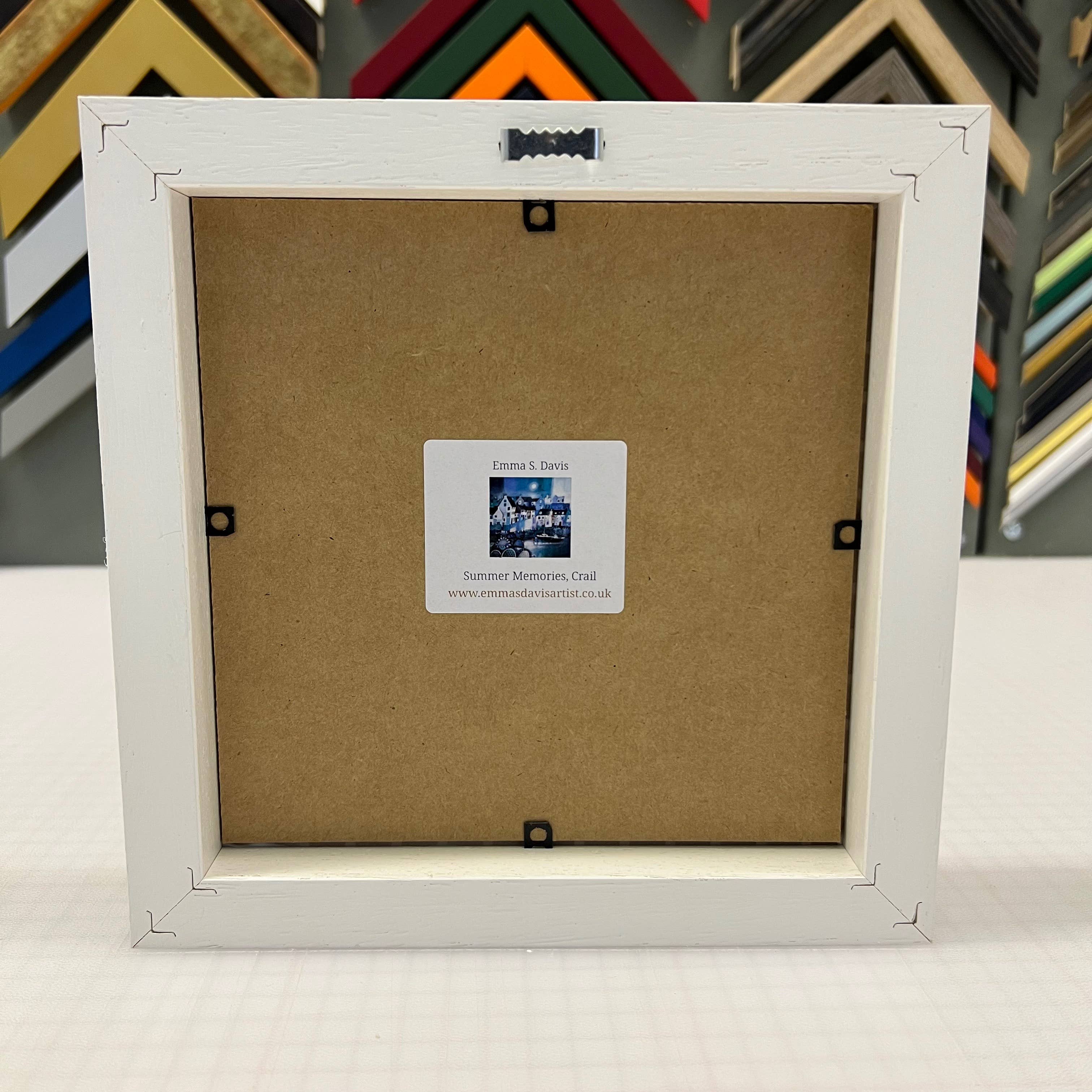 Emma S Davis Artist - Wholesale Art Print - 'Summer Memories, Crail'- Framed Ceramic Tile Art Print4