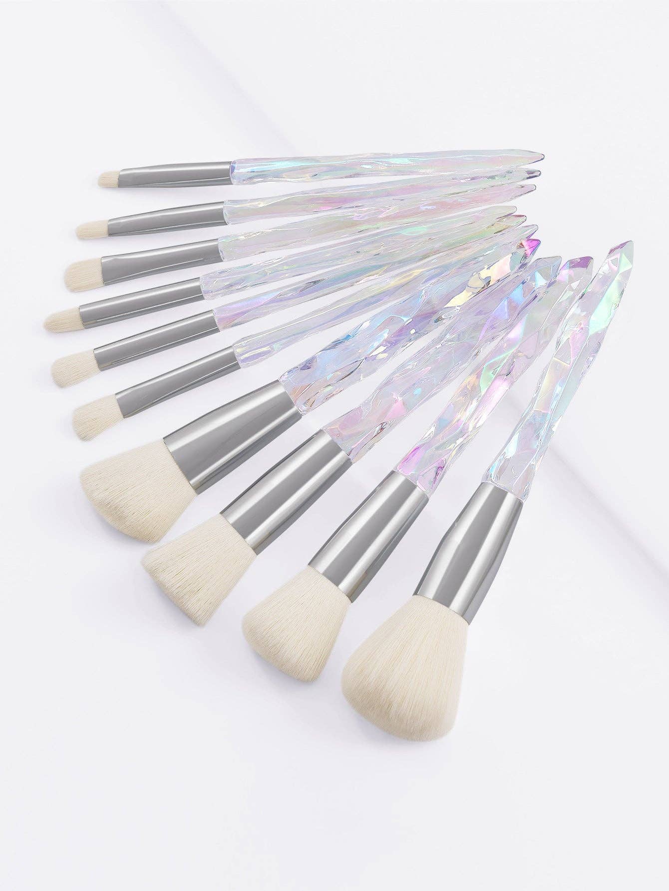WEST AUSSIE SUPPLIES - Wholesale Makeup Brush Set - Crystal Makeup Brush Set 10pcs/Set1