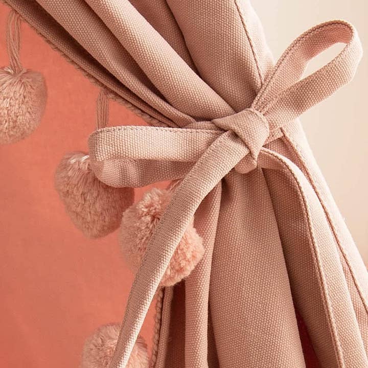 Pink A Kids Teepee Tent With Foldable Mat For Indoor Outdoor Play for wholesale on Faire6