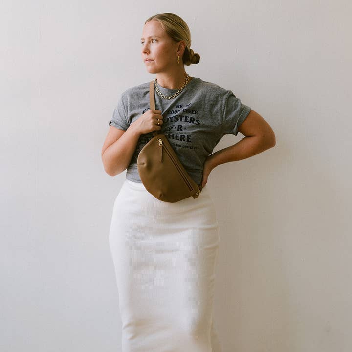 ABBY ALLEY – wholesale Belt bag – Women’s – Sling Bag, Latte8