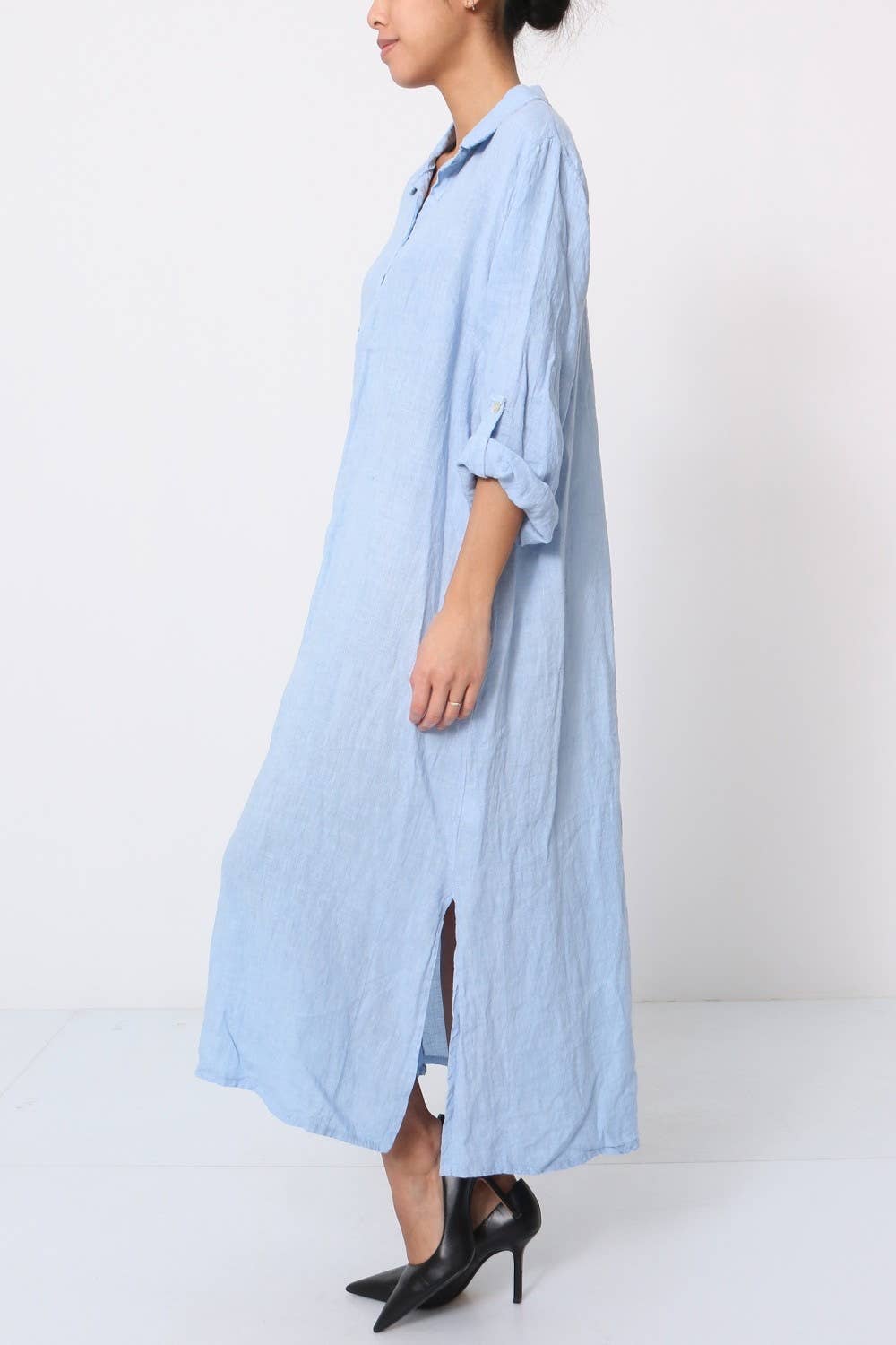 LÉA & LUC - Wholesale Dress - Women's - Long dress in 100% linen REF.2090026