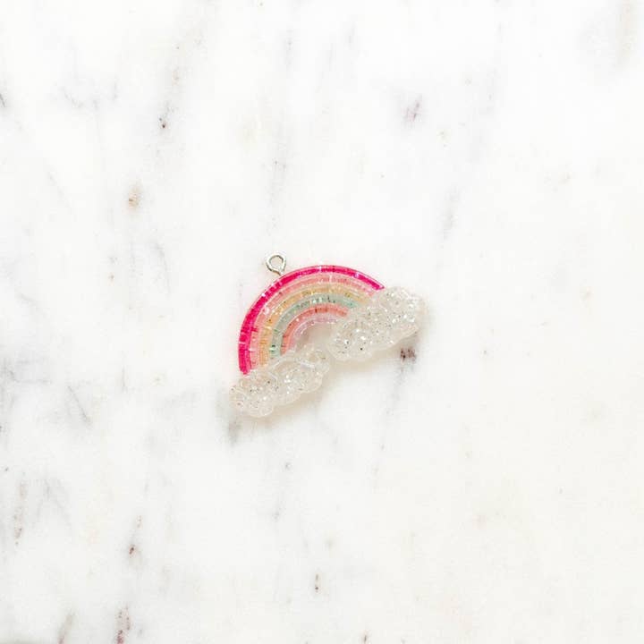 Colgante de arcoíris brillante para venta al por mayor de Little Stacks